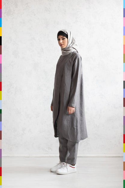 Islamic Clothing Muslim Clothing Islamic Clothes Muslim Clothes Religion Clothing Moslem Clothing Linen Muslim Clothes Cultural Clothes Arabian Clothes Linen Jilbab Muslim Abaya Islamic Tunica Prayer Jilbabs