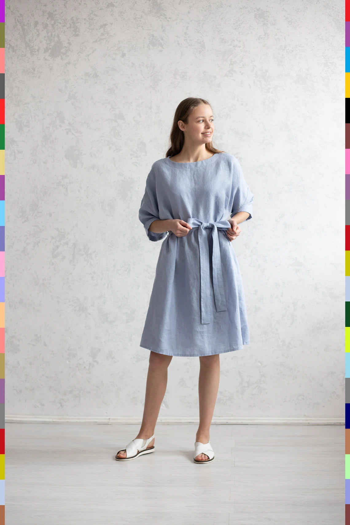 Wrap Dress
Summer Dress
Maxi Dress
Loose Linen Dress
Linen Summer Clothes
Linen Dresses
Linen Dress
Light Dress
Half Sleeve Dress
Drop Shoulder Dress
Dresses
Dress With Belt
Comfortable Dress
Blue Linen Dress
408