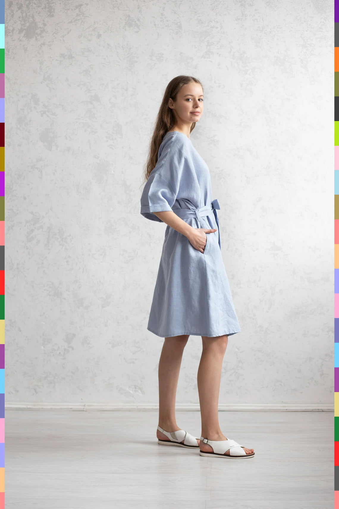 Wrap Dress
Summer Dress
Maxi Dress
Loose Linen Dress
Linen Summer Clothes
Linen Dresses
Linen Dress
Light Dress
Half Sleeve Dress
Drop Shoulder Dress
Dresses
Dress With Belt
Comfortable Dress
Blue Linen Dress
408