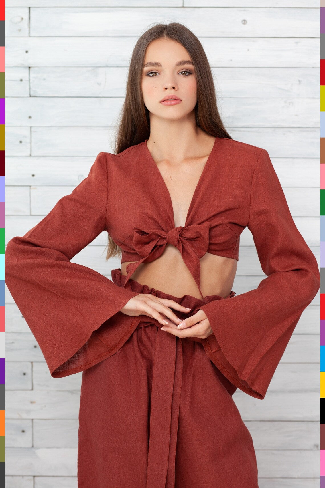 Linen Tunic
Summer Linen Top
Linen Tunic Top
Summer Blouse
Linen Shirts
Flax Shirt
Top Linen
Linen Blouse
Linen Shirt
Terracotta Linen Top
Terracotta Crop Top
Linen Tie Front Top
Short Flax Blouse