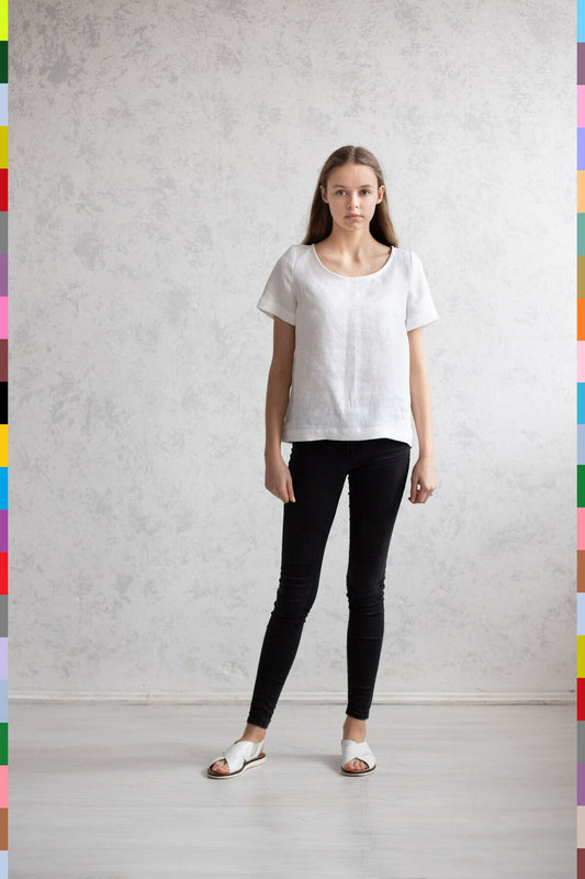 Linen Top
Women Linen Top
Linen Shirt
Flax Top
Pure Linen
Woman Linen Top
Linen Tanks
Flax Tanks
Soft Linen Top
Cropped Flax Blouse
White Linen Top
Flax T-Shirt
Short Sleeve Top
