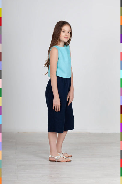 Summer Kids Top
Girl Linen Top
Kids Flax Top
Girls Tops
Tops For Girls
Linen Tops Children
Linen Kids Clothing
Summer Clothing
Blue Kids Tank
Basic Kids Top
Girls Linen T-Shirt
Luxury Girls Top
Girls Linen Tops
