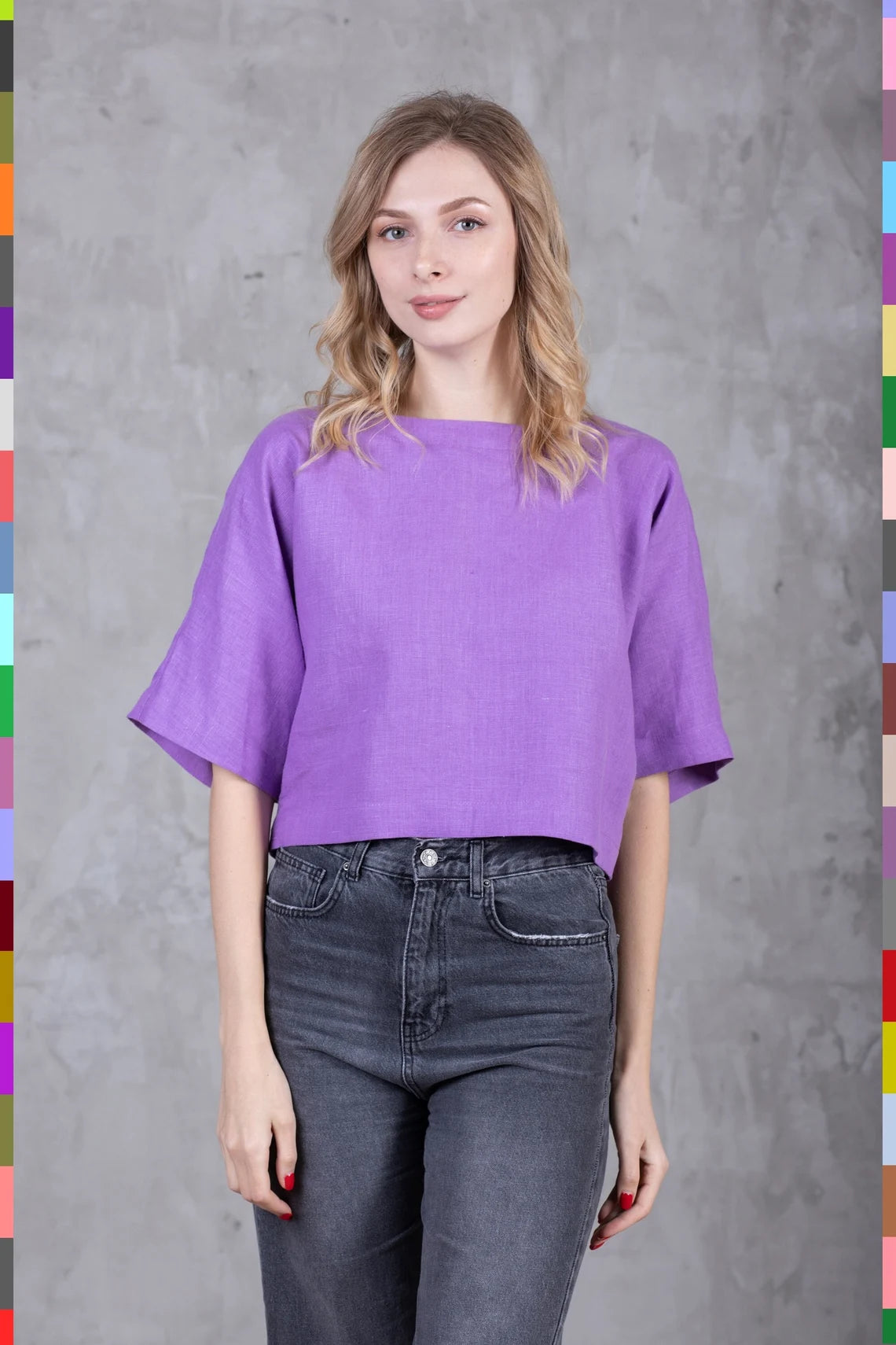 Linen Top
Women Linen Top
Linen Shirt
Woman Linen Top
Linen Tanks
Soft Linen Top
Linen T-Shirt
Cropped Blouse
Women's Blouse
Summer Blouse
Handmade Tops
Purple Linen Top
Half Sleeve Tops