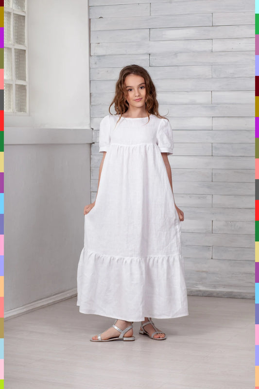 Kids Linen Dresses
Girl Linen Dress
Girls Linen Dresses
Kids Dress
Ruffle Kids Dress
White Teens Dress
Girl Baptism Outfit
Linen Baptism Dress
Wedding Kids Dress
White Kids Dress
Maxi Girls Gown
High Waist Dress
Flax Kids Dresses