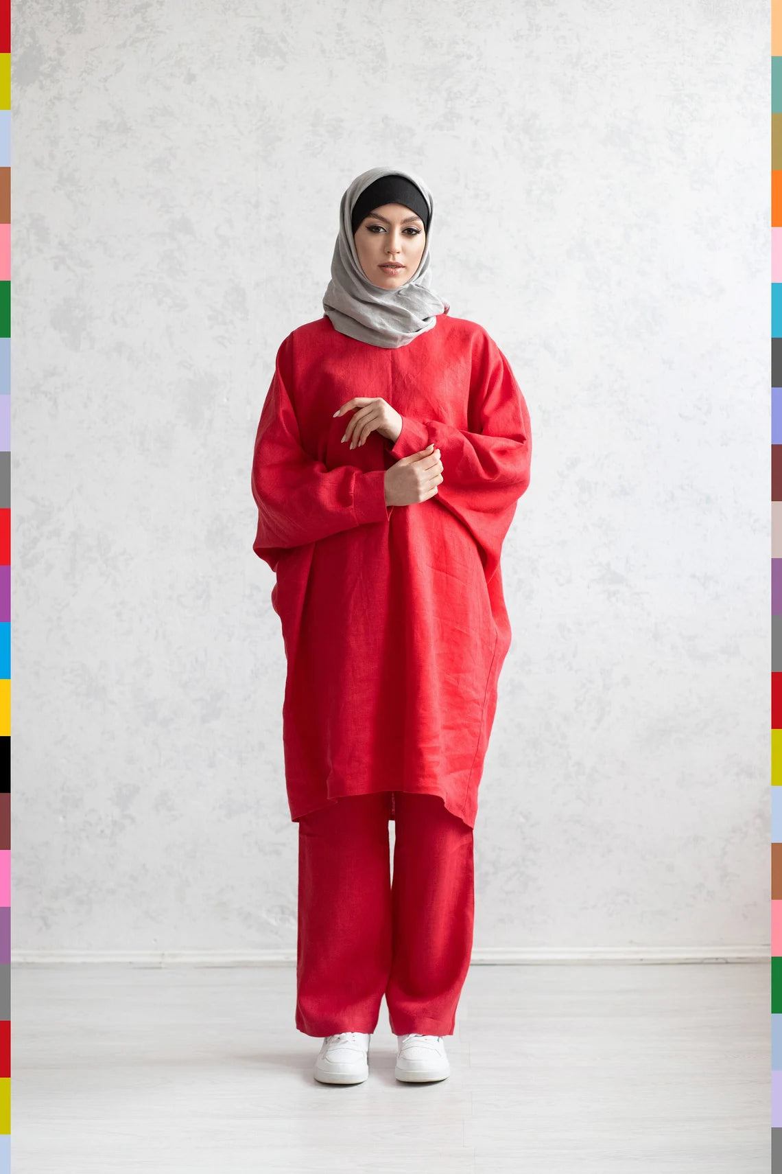 Islamic Clothes Muslim Clothes 
Abaya Costume Abaya Set 
Jilbab Costumes Jilbab Sets Linen Jilbabs Bright Abaya Color Jilbabs 
Red Abaya Muslim Costumes Flax Abayas Flax Abaya

