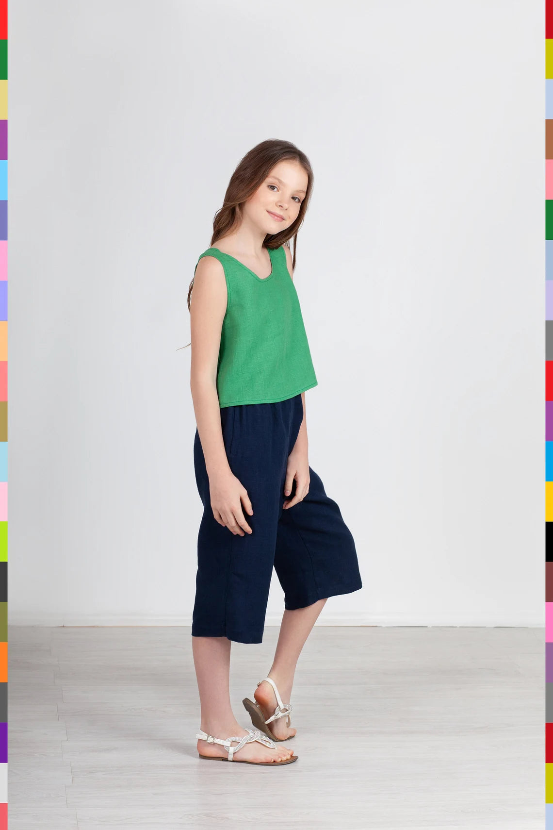Summer Kids Top
Kids Linen Tops
Girl Linen Top
Girls Tops
Girls Linen Tops
Tops For Girls
Linen Tops Children
Green Kids Top
Sleeveless Girls Top
Summer Kids T-Shirt
Basic Kids Top
Girls Linen Top
Kids Beach Top