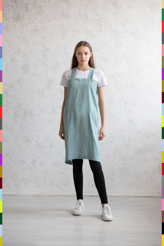 Linen Apron
Cross Apron
Linen Pinafore
Women's Aprons
Pinafore Linen Apron
Japanese Apron
Apron For Women
Japanese Aprons
Cross Over Apron
Cross Back Aprons
No Ties Apron
Women's Pinafore
Kitchen Aprons