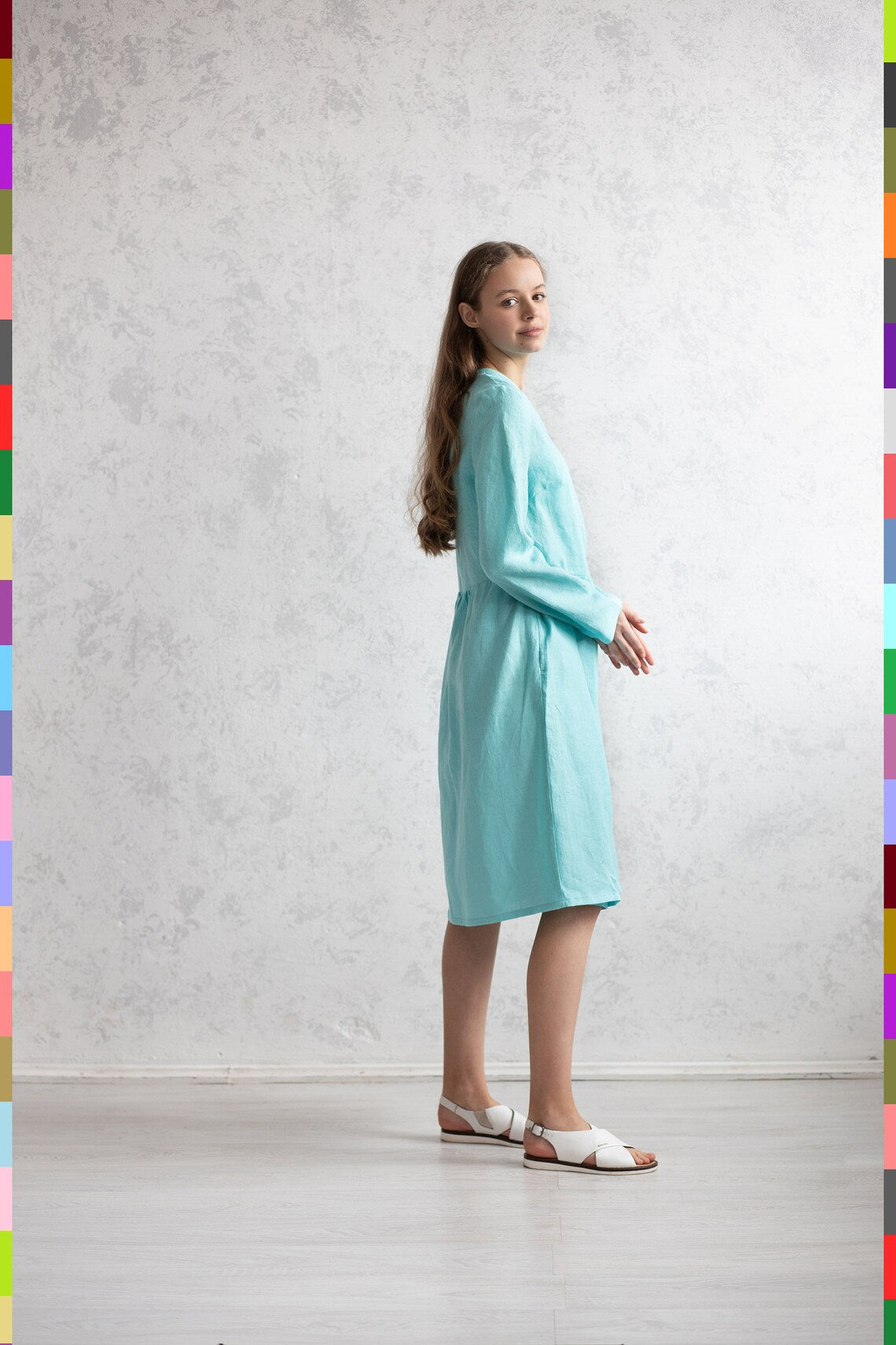 Italian linen women's dress Italian linen women's dress