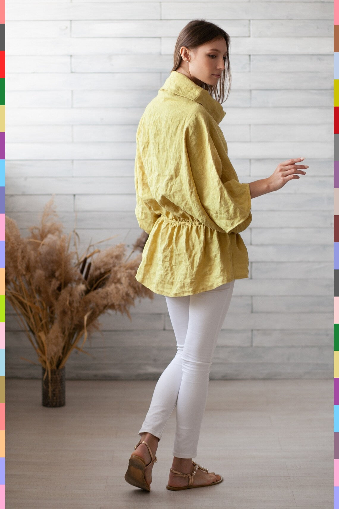 Linen Tunic
Spring Linen Top
Linen Yellow Top
Spring Linen Tunic
Lemon Blouse Linen
Spring Linen Blouse
Loose Linen Blouse
Yellow Linen Tunics
Linen Tops Women
Linen Blouse
Soft Linen Blouses
Bat Sleeve Top
Linen Yellow Tunic