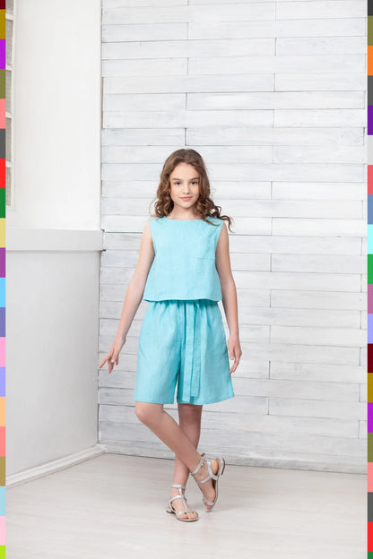 Summer Kids Top
Girl Linen Top
Kids Flax Top
Girls Tops
Girls Linen Tops
Tops For Girls
Linen Tops Children
Linen Kids Clothing
Summer Clothing
Blue Kids Tank
Basic Kids Top
Girls Linen T-Shirt
Luxury Girls Top
