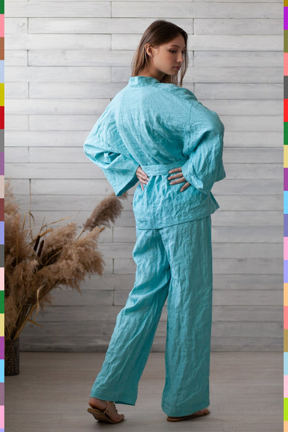 Linen Kimono
Women Kimono
Flax Kimonos
Kimono Robe
Linen Costumes
Flax Kimono Robe
Linen Women Kimono
Linen Costume
Linen Kimono Robe
Blue Flax Suit
Linen Loungewear
Kimono Pants Set
Flax Set
