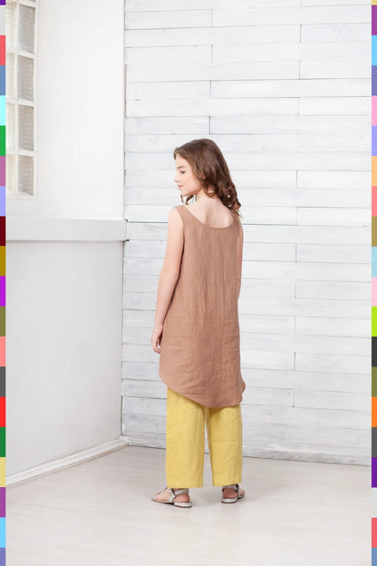 Linen kids tunic