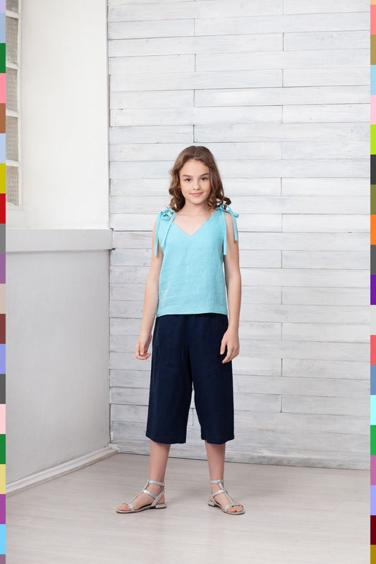 Linen kids top