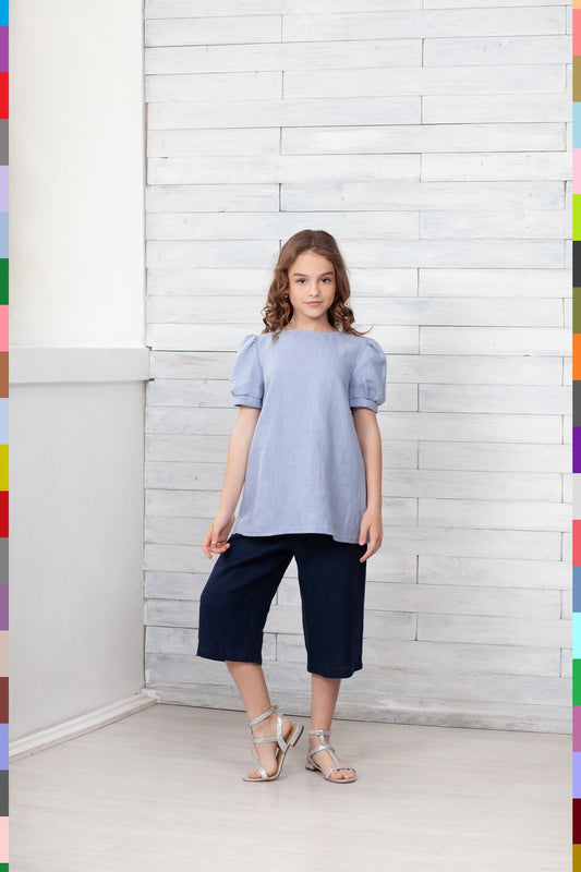 Linen kids top