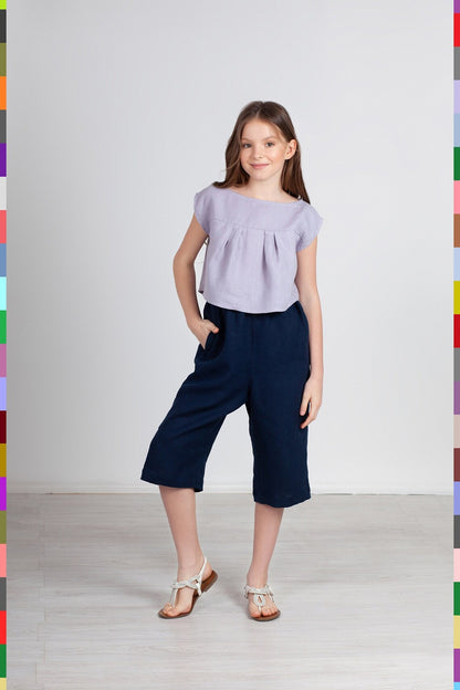 Linen kids top