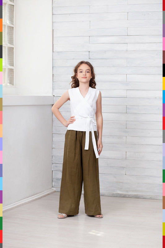 Linen kids top