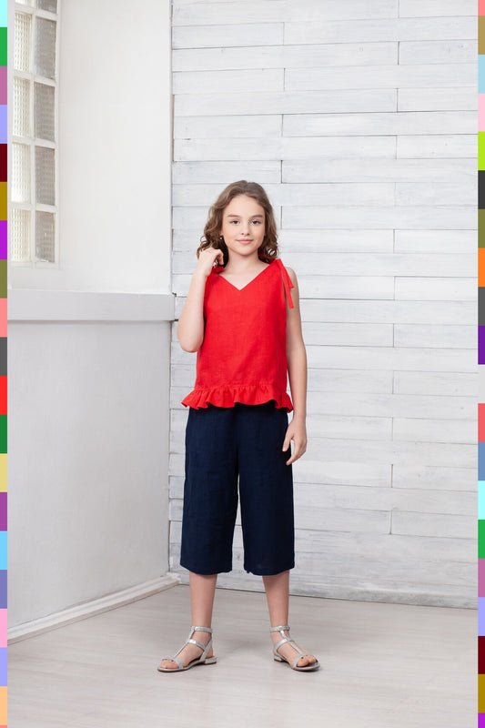 Linen kids top