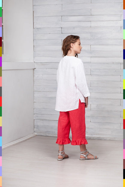 Linen kids top