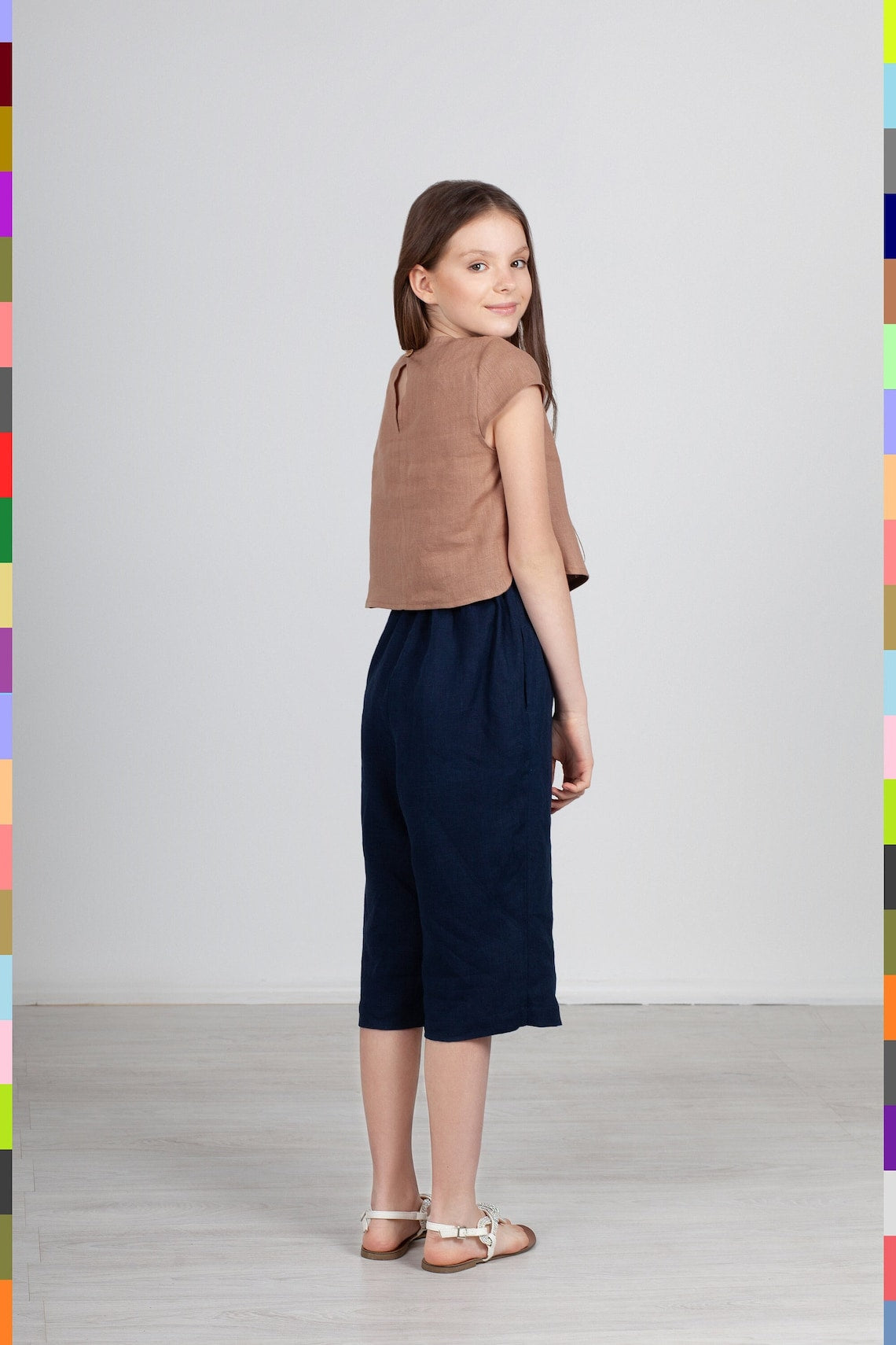 Linen kids top