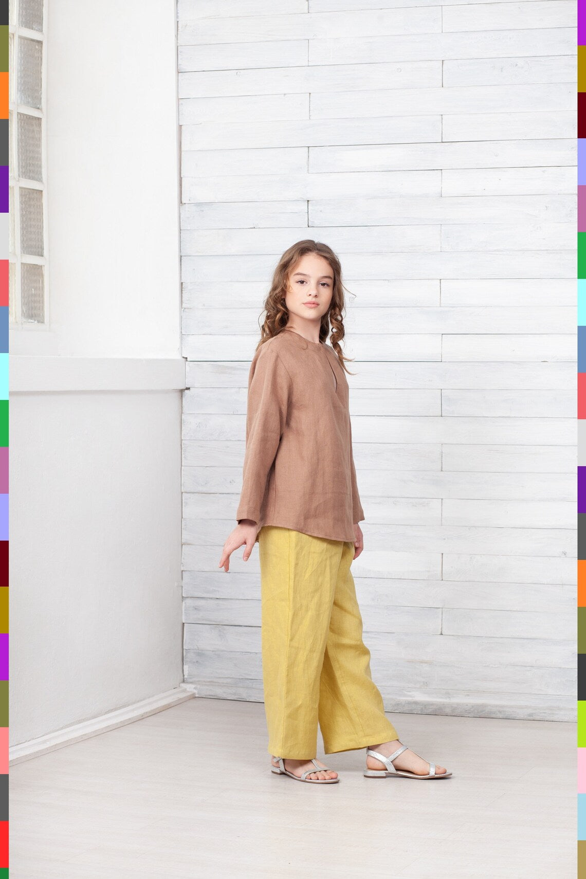 Linen kids top