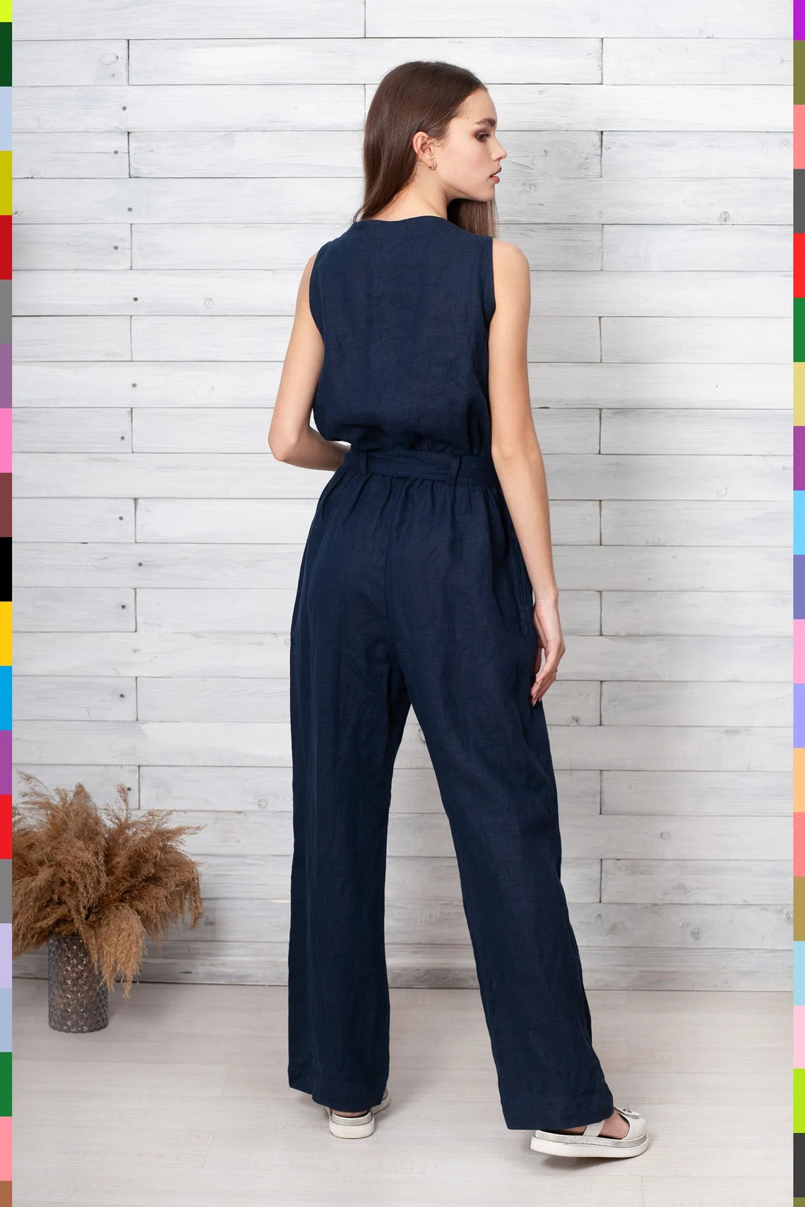 Linen women jumpsuit