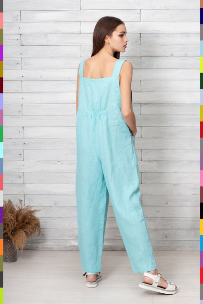 Linen women jumpsuit