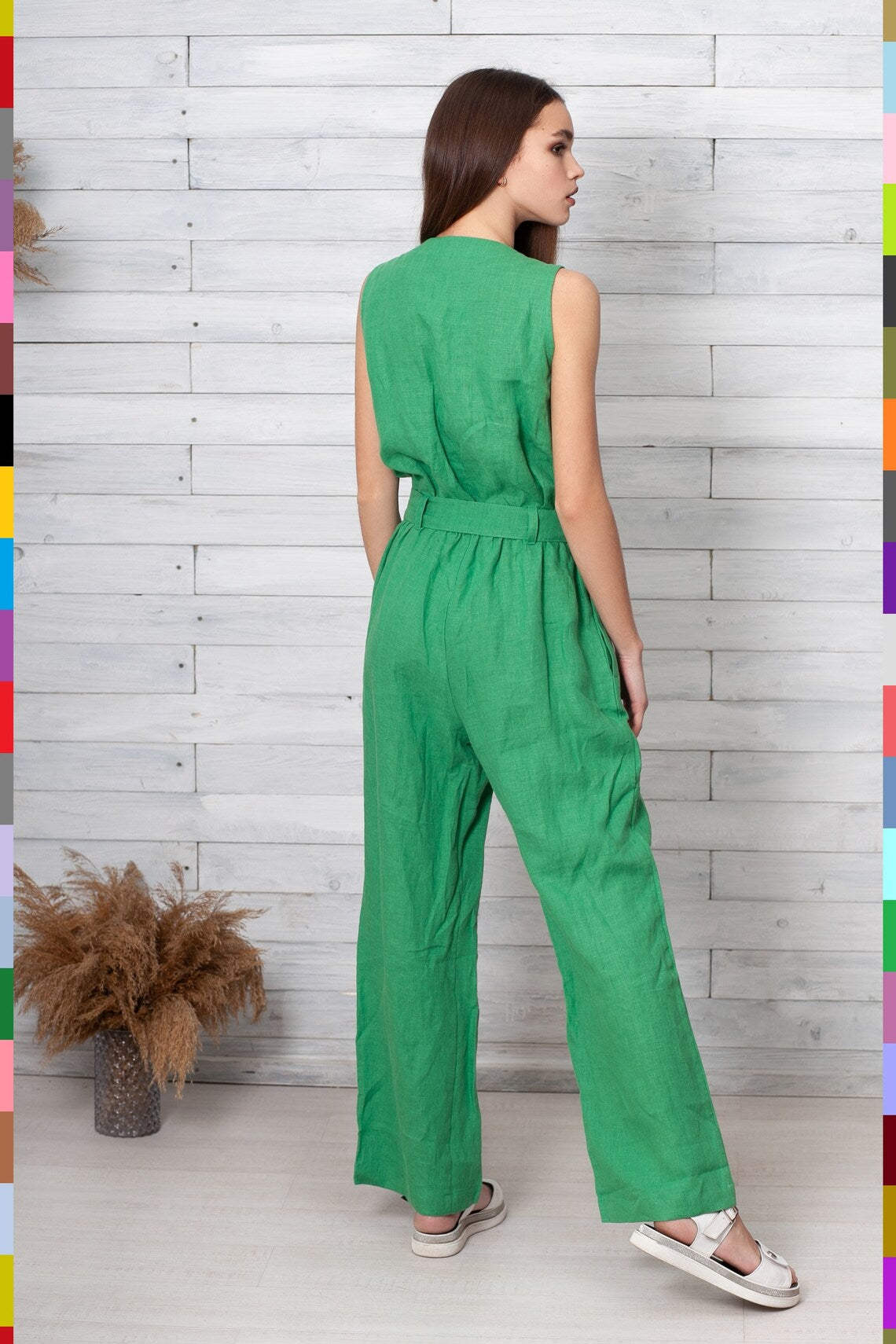 Linen women jumpsuit