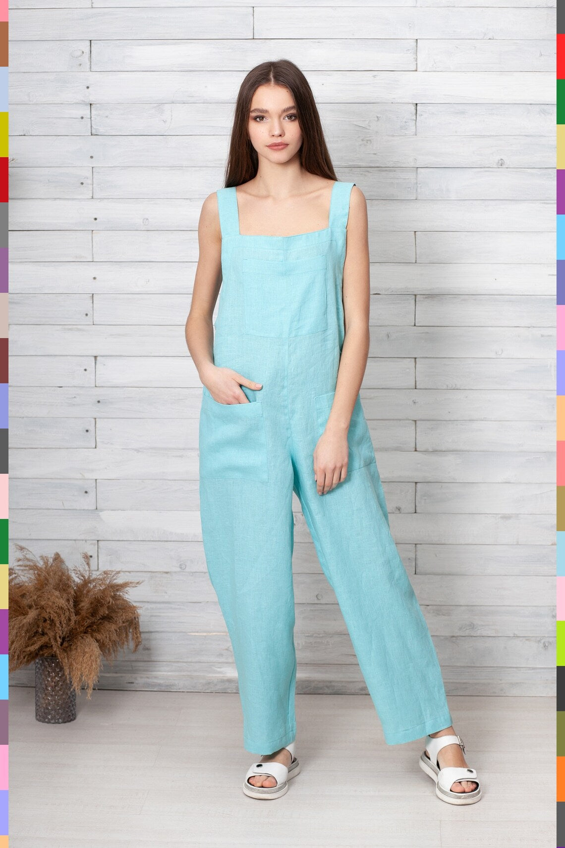 Linen women jumpsuit