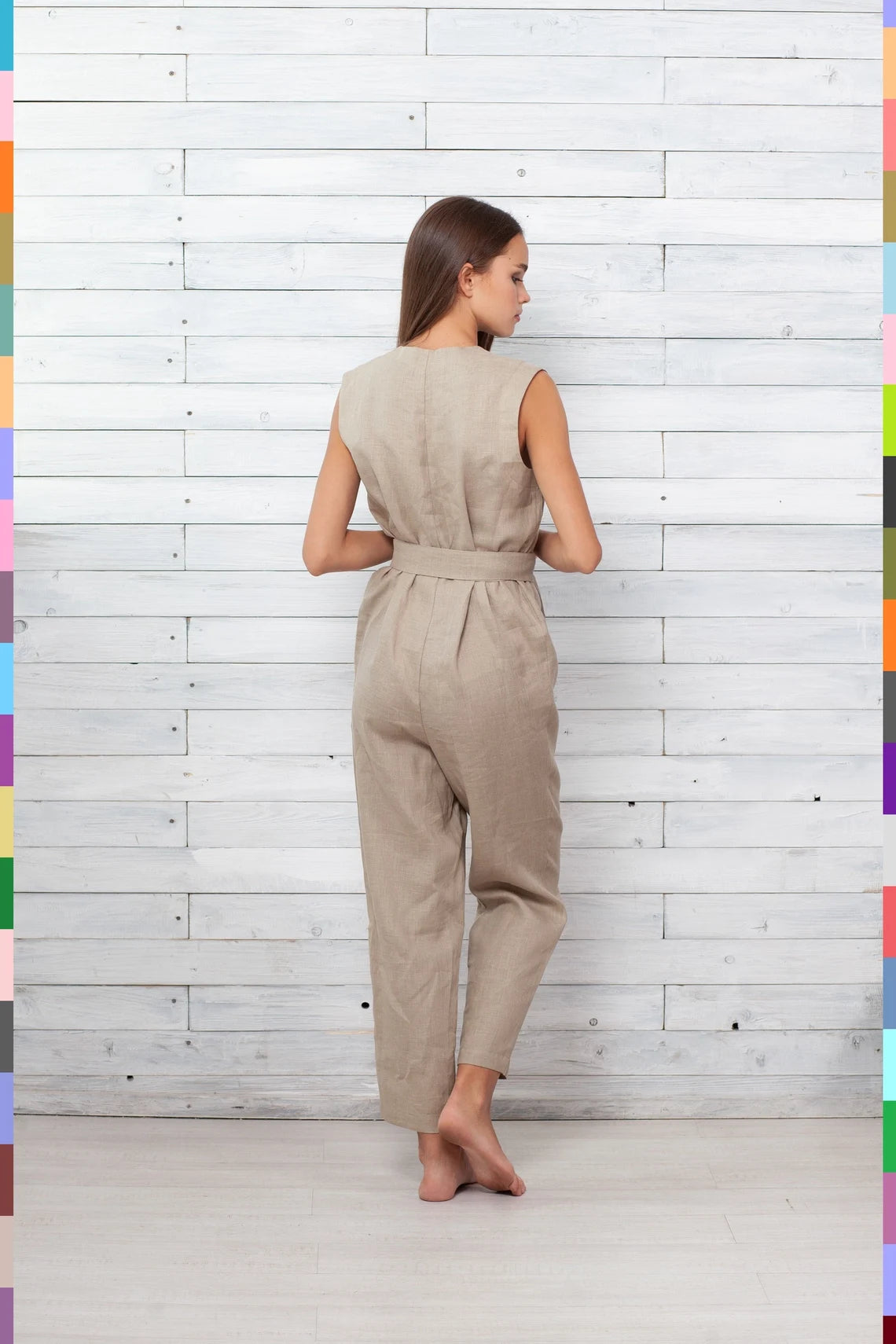 Linen women jumpsuit