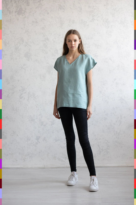 Linen women top