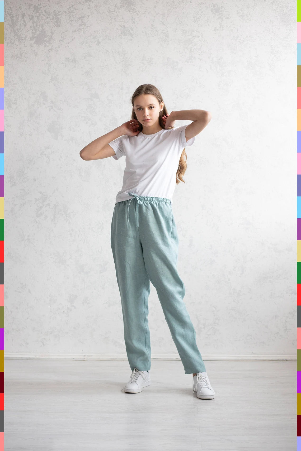 Linen women pants