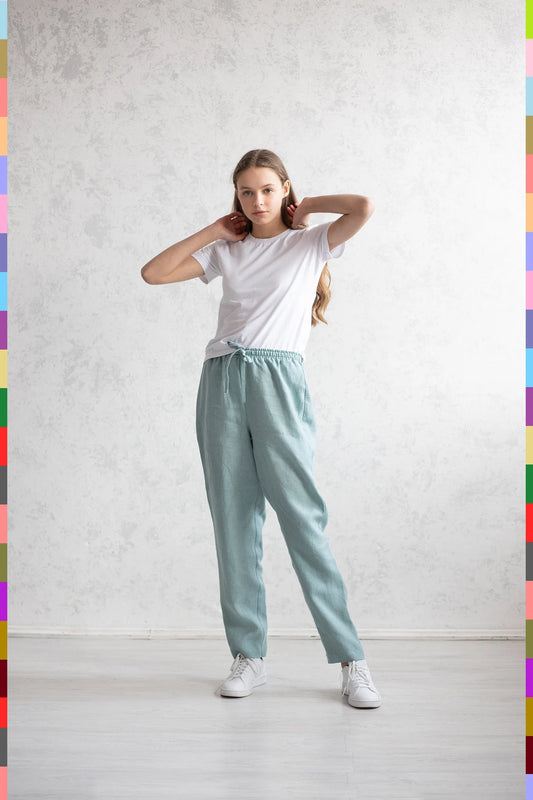 Linen women pants