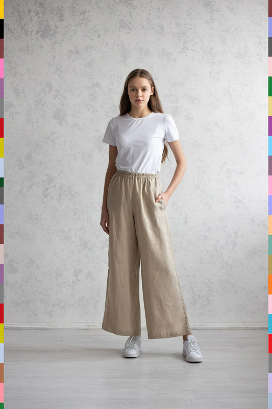 Linen women pants