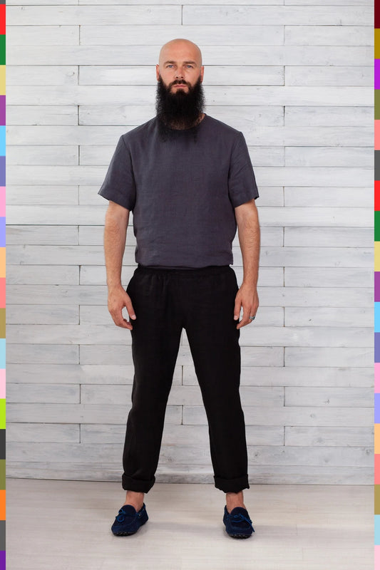 Linen men pants