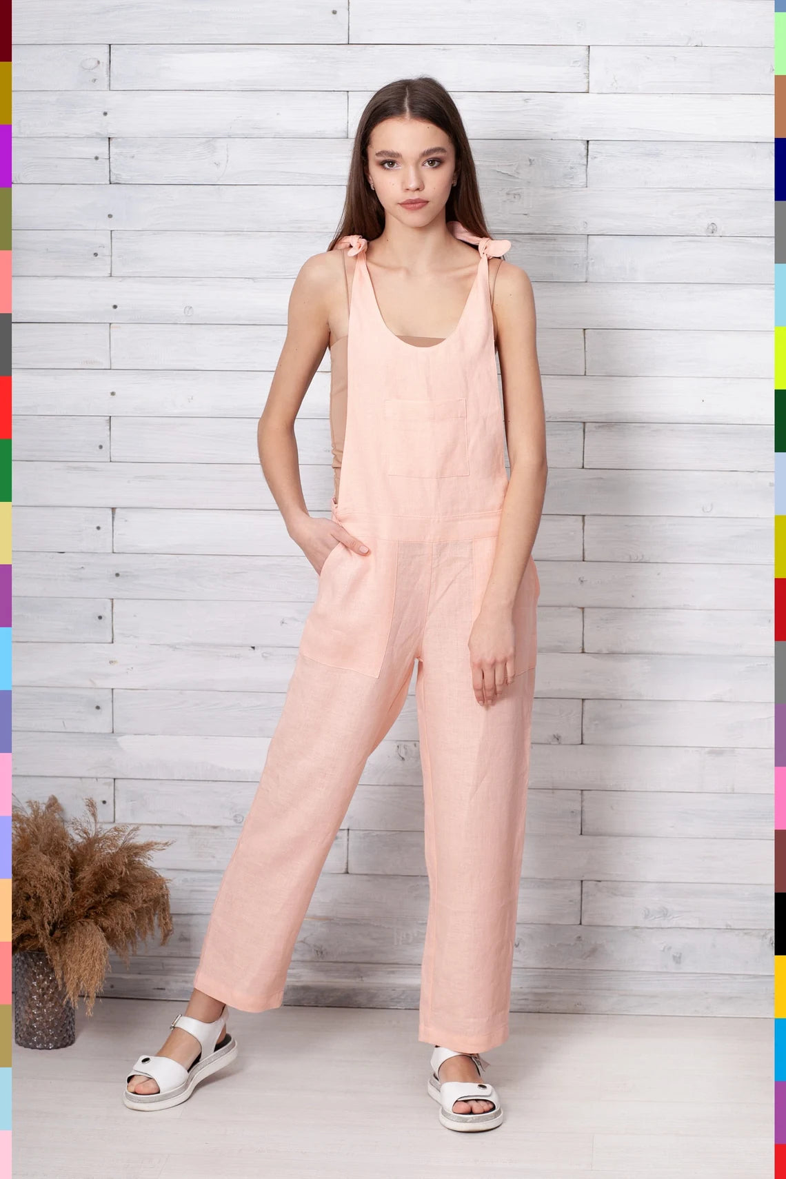 Linen women jumpsuit