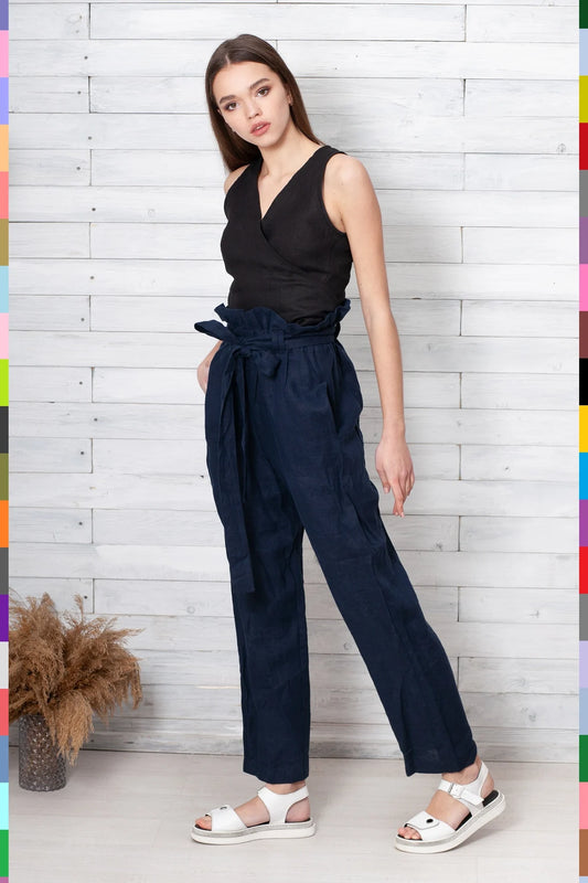 Linen women pants