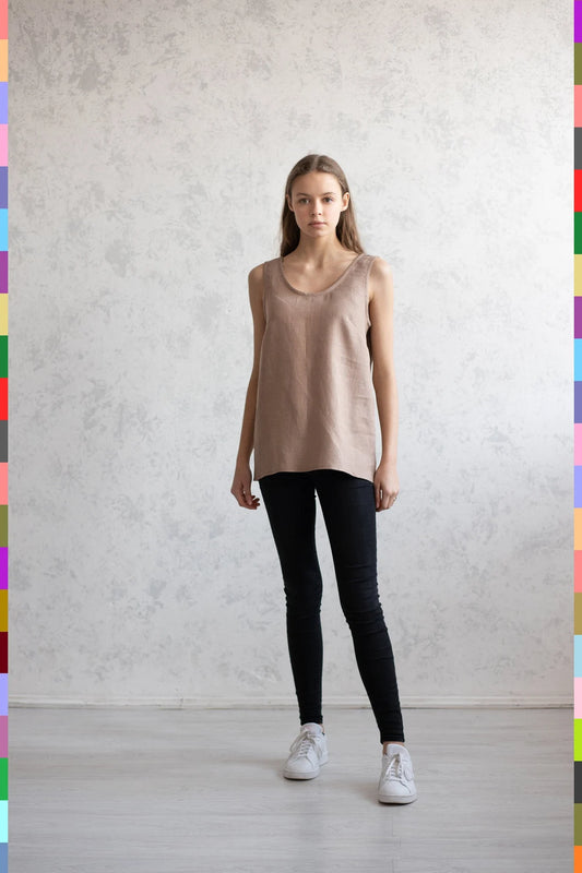 Linen women top