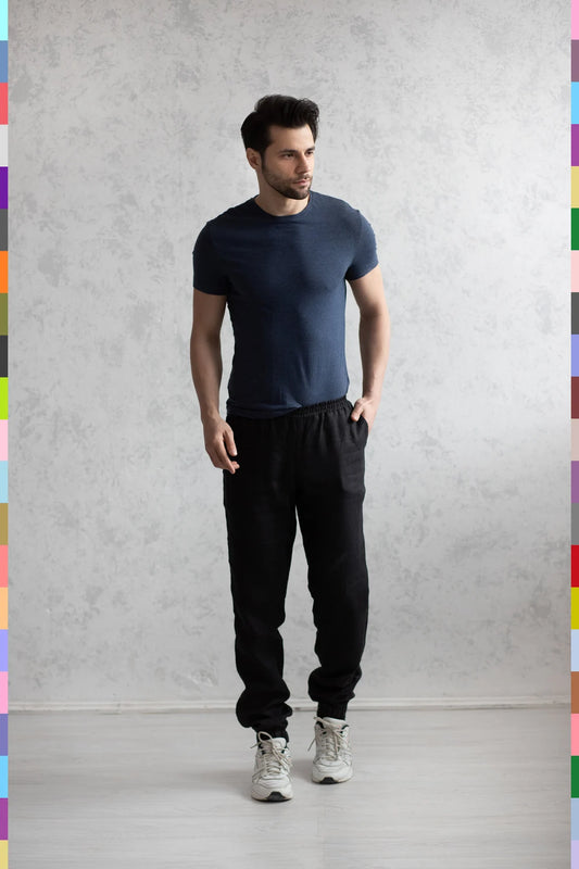 Linen men pants