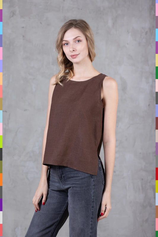 Linen women top