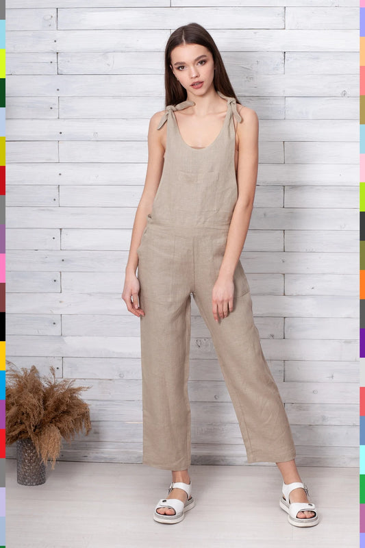 Linen women jumpsuit