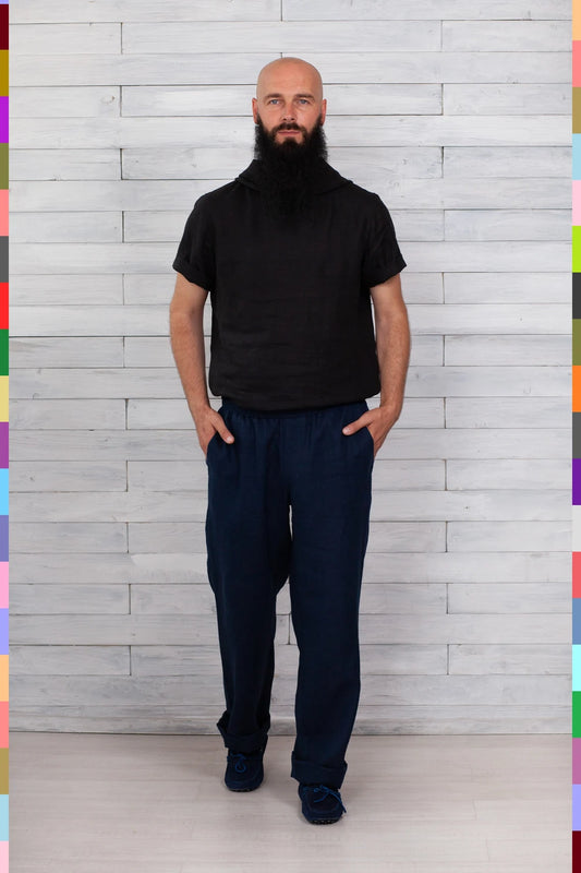 Linen men pants