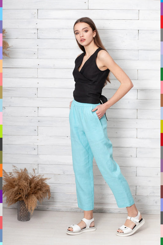 Linen women pants