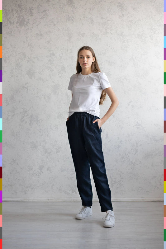 Linen women pants