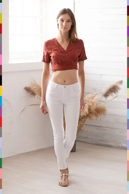 Linen women top