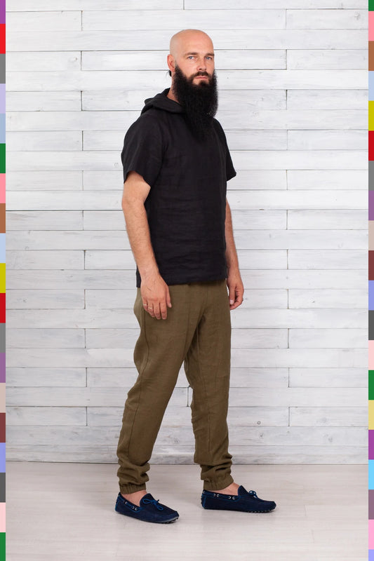 Linen men pants