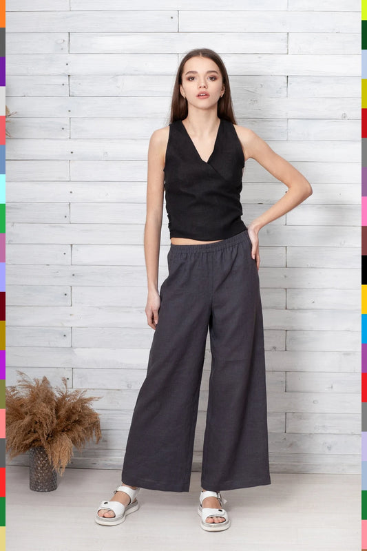 Linen women pants