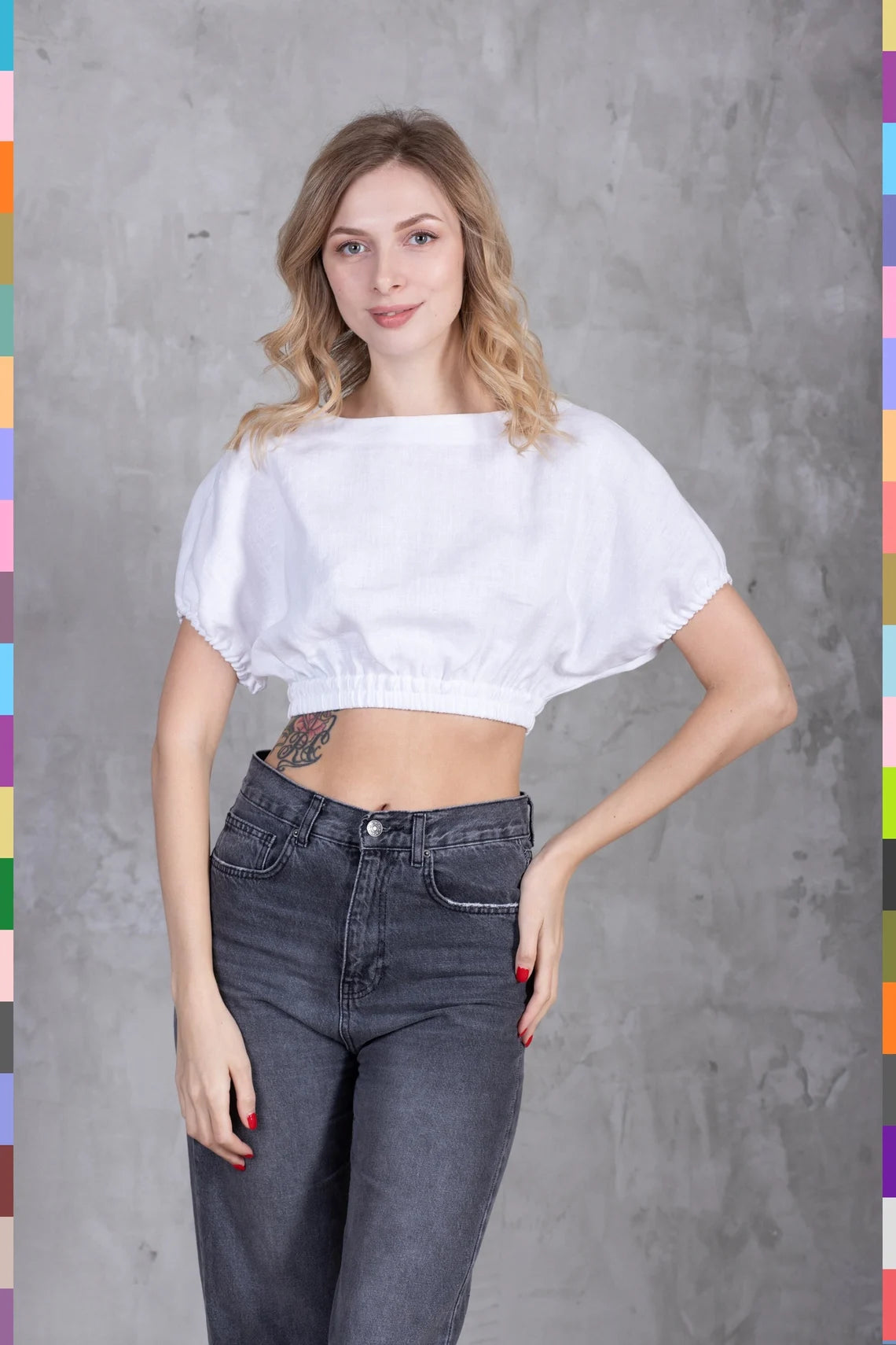 Linen women top