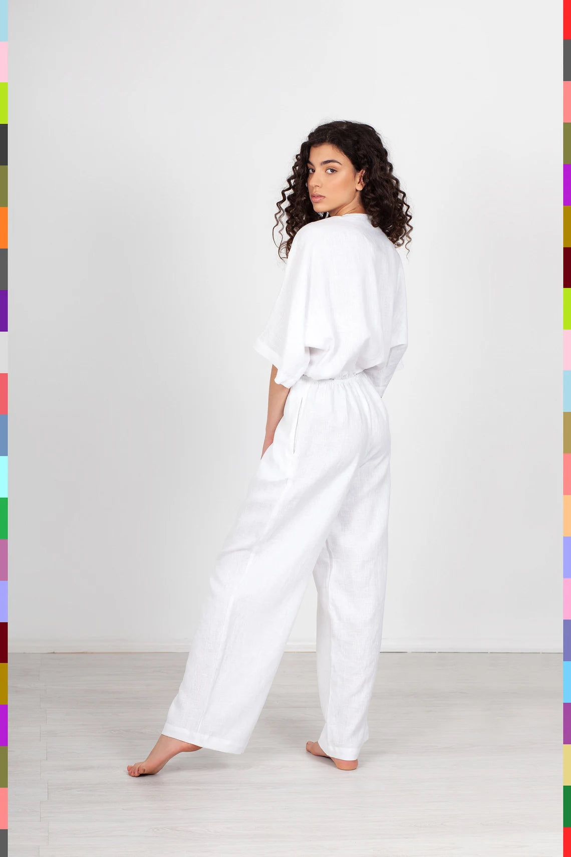 Linen women jumpsuit