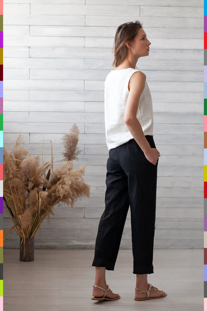 Linen women pants