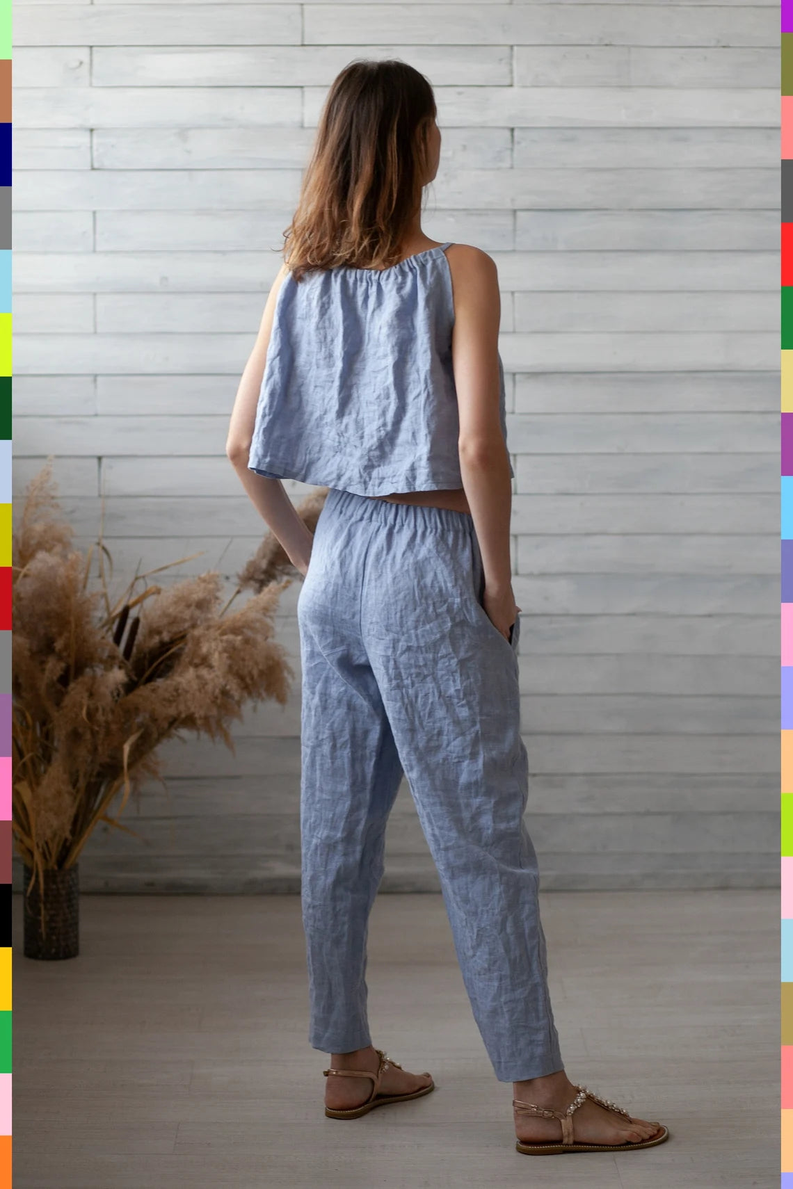 Linen women pants